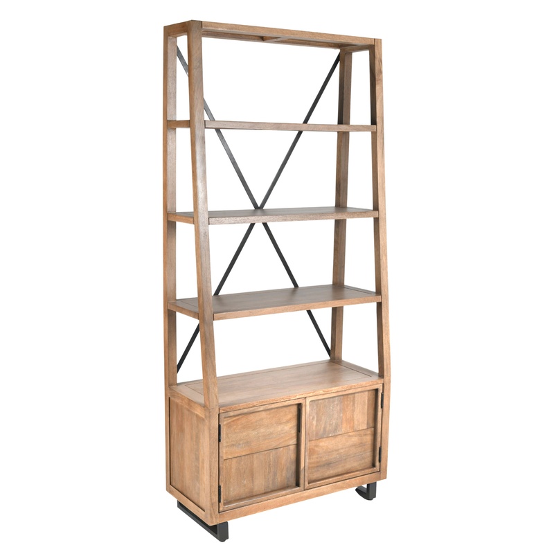 Ore Bookcase With Cabinet